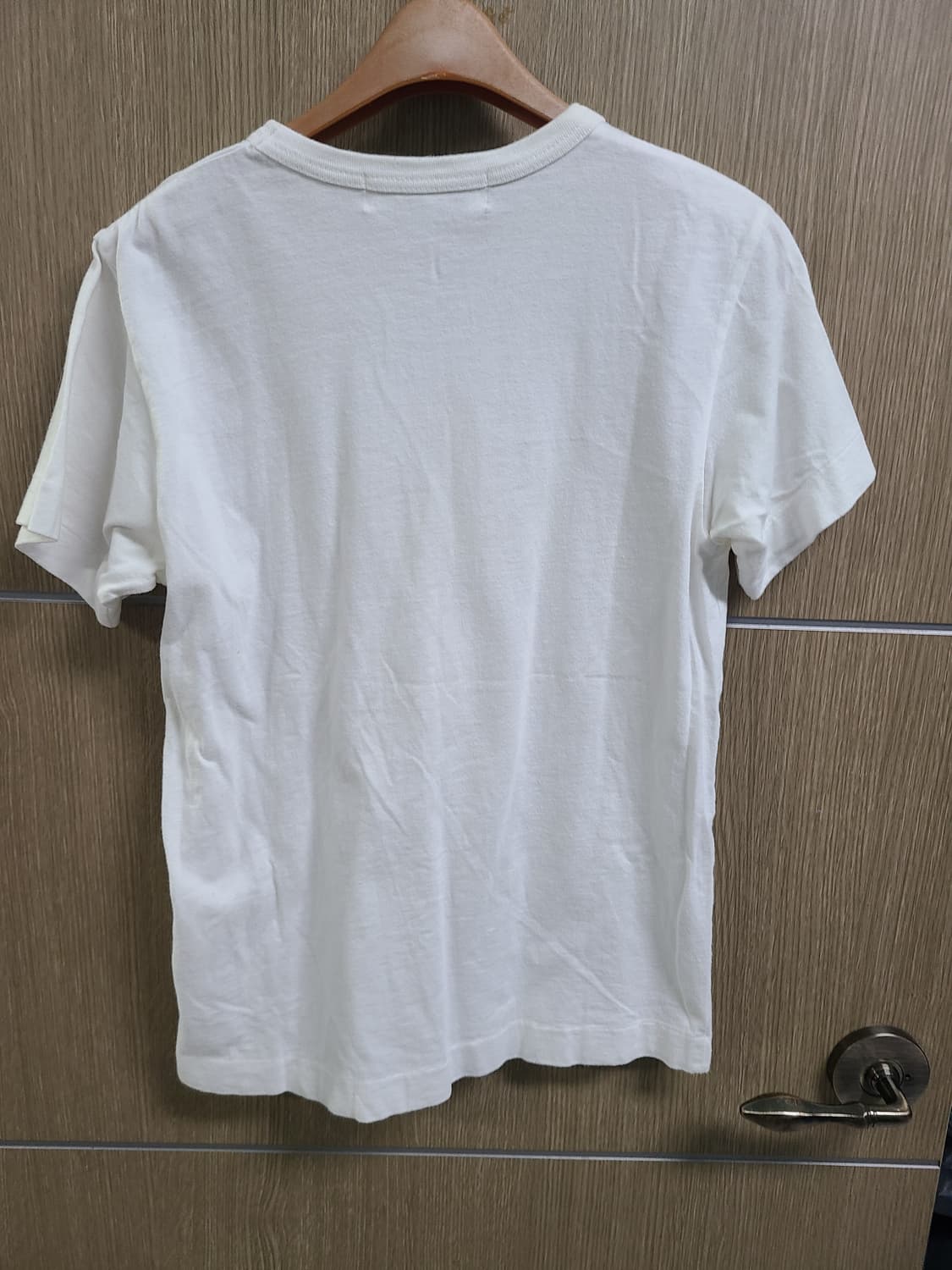 꼼데가르송 화이트 반팔티  상품이미지4