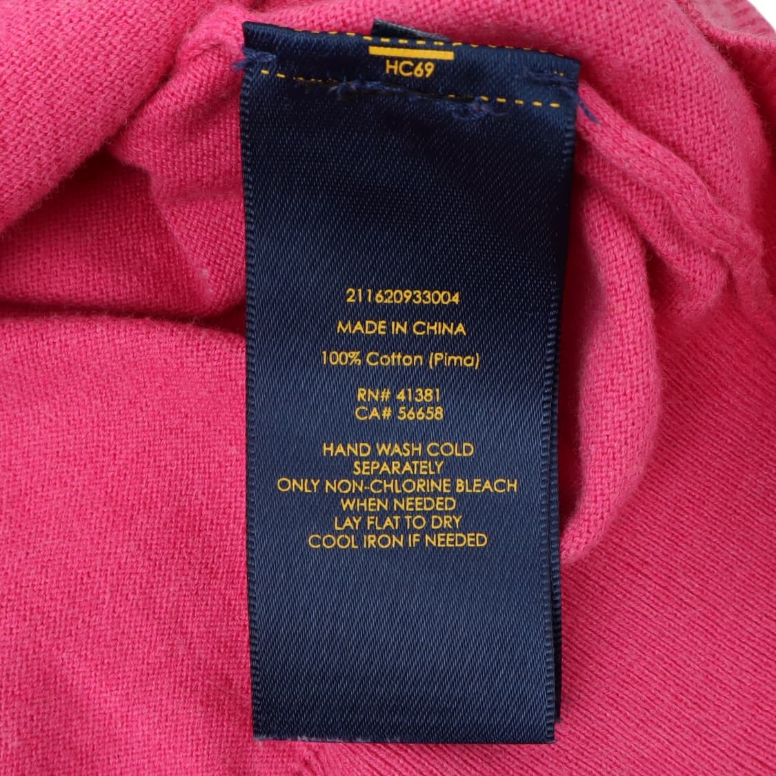 폴로 랄프로렌 핑크 코튼 니트 가디건 상품이미지9