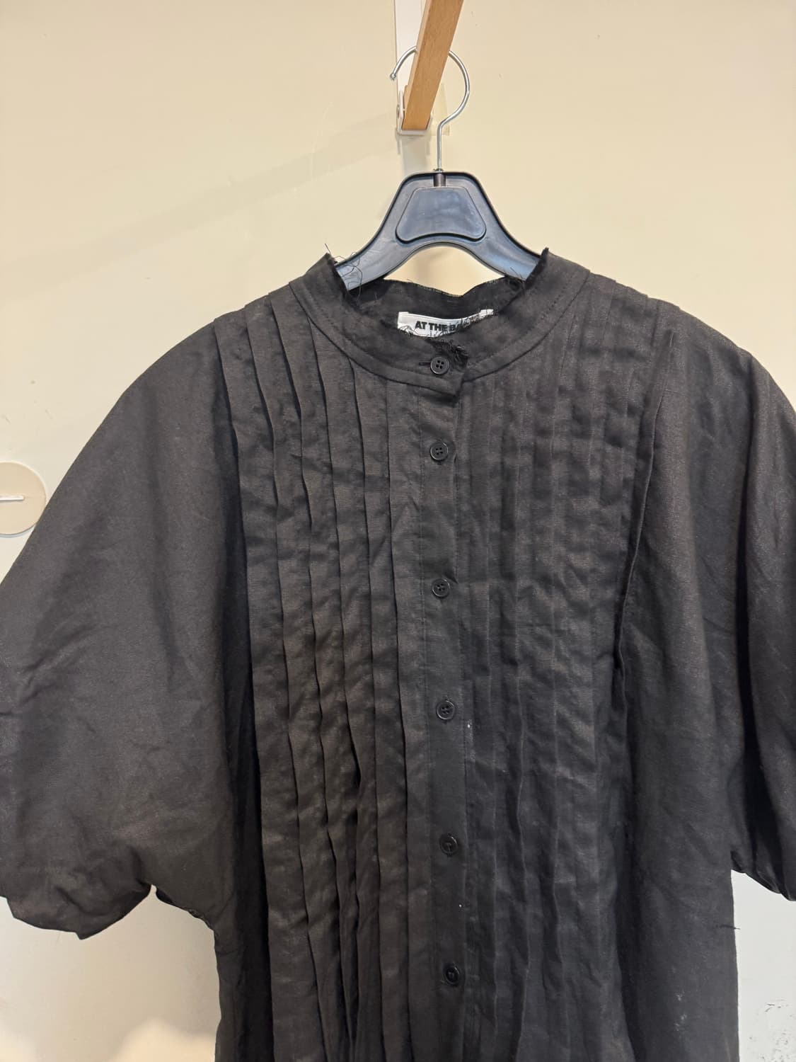 엣더베이글 린넨100% 핀턱 롱원피스 상품이미지6