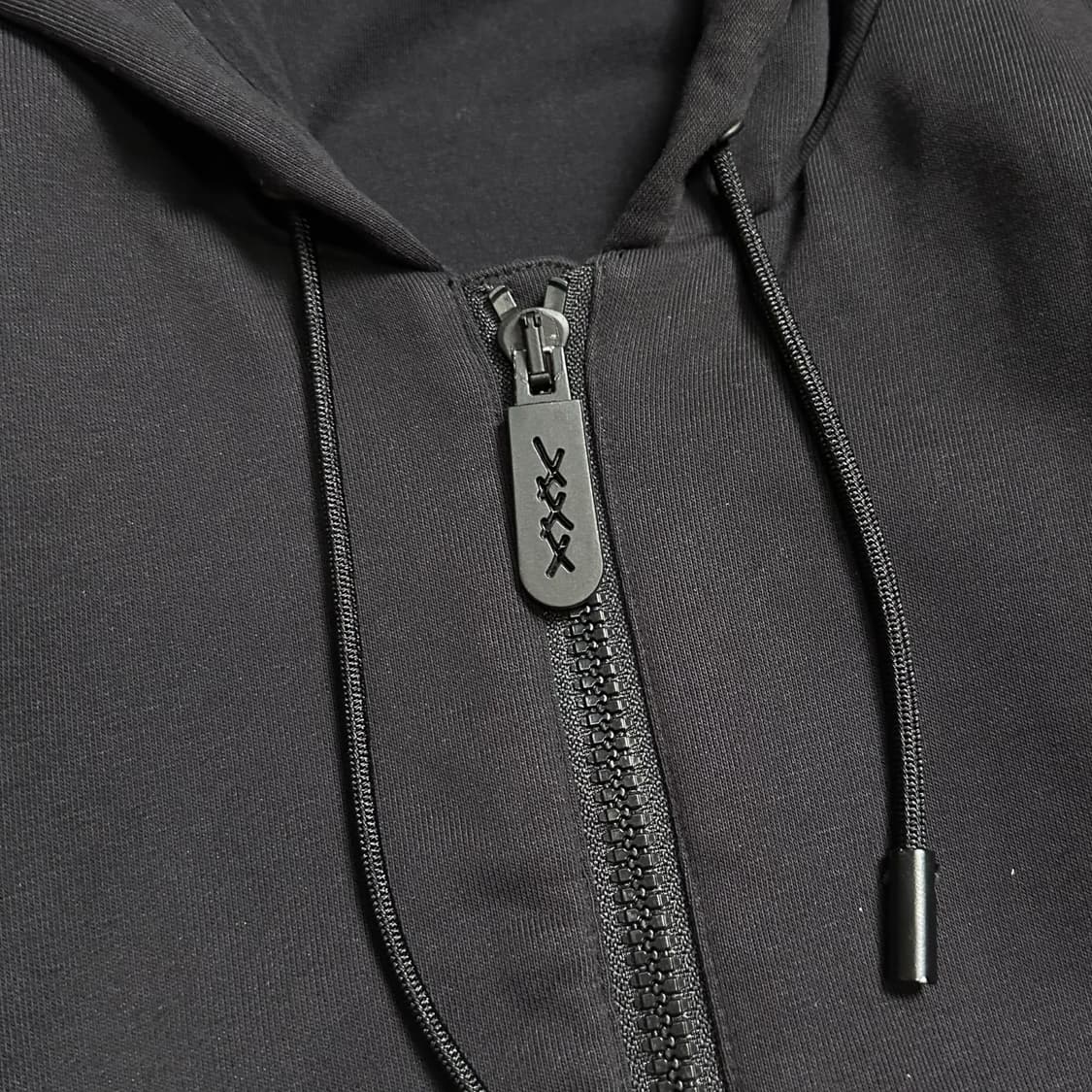 에르메네질도제냐 사이드라인 블랙 후드집업 상품이미지4