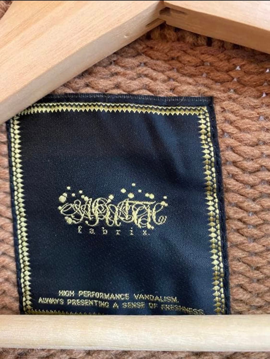 사스콰치패브릭스 11aw 울 니트 집업 상품이미지5