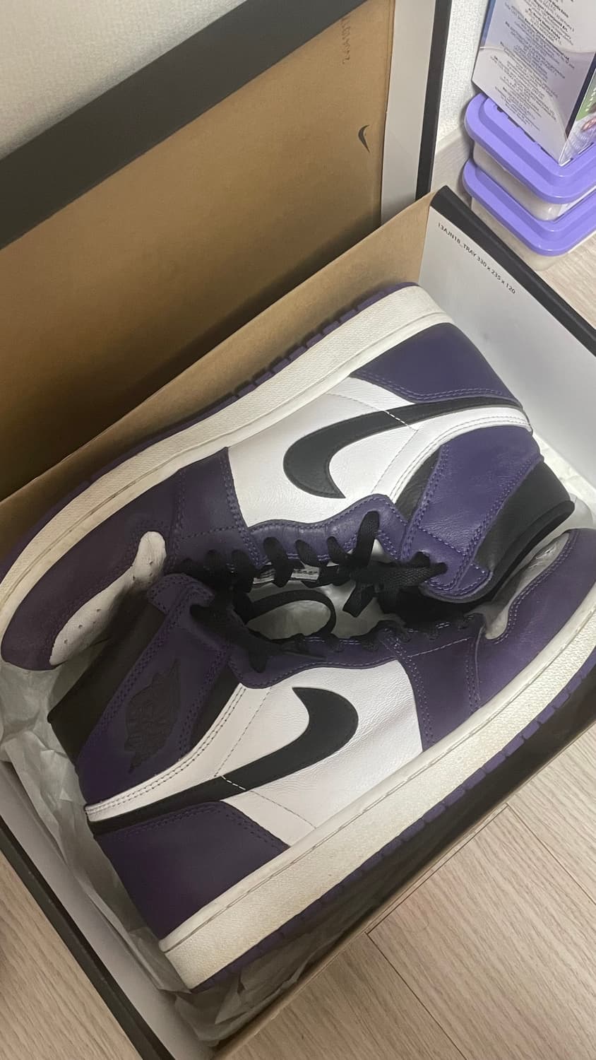 [280] 조던 1 하이 코트퍼플 상품이미지2