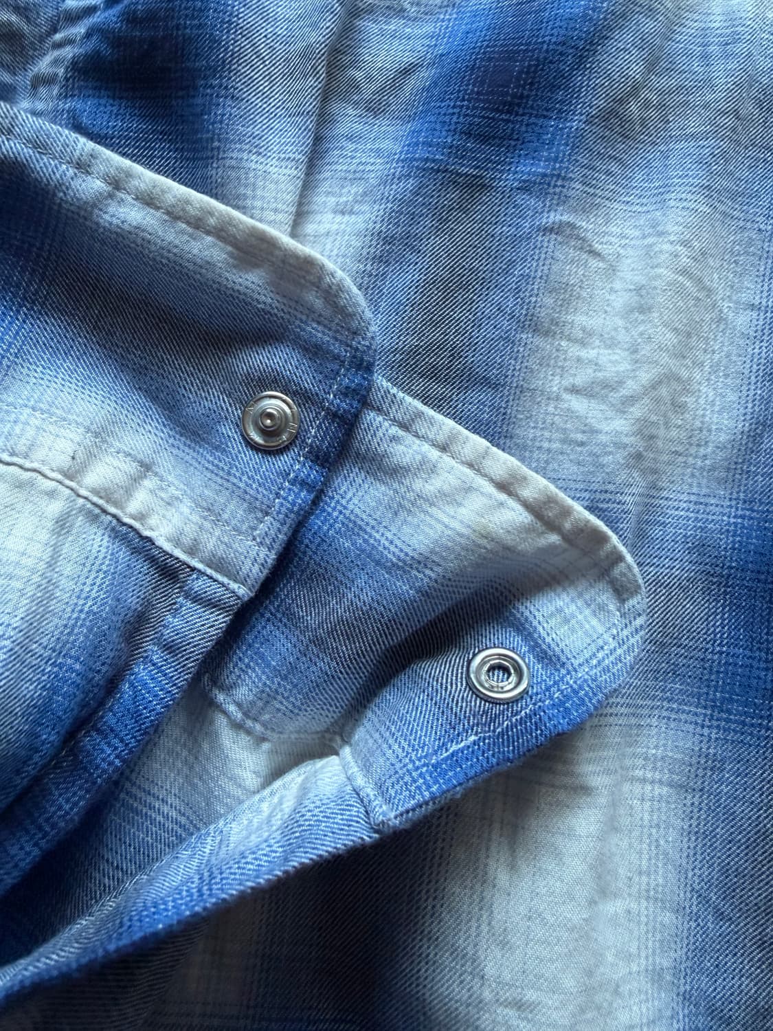 블라인드파일즈 옴브레셔츠 블루 (1) 상품이미지6