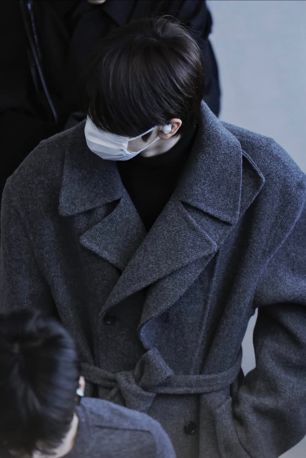 렉토 쿠세 핸드메이드 코트 그레이 1사이즈 판매 상품이미지5