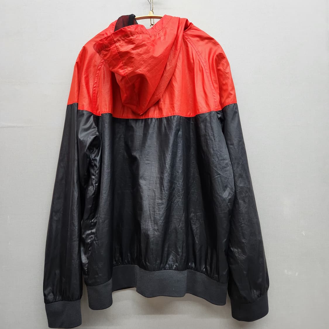 나이키 로고 배색 후드 윈드러너 바람막이 XL(L) 남여공용 상품이미지4