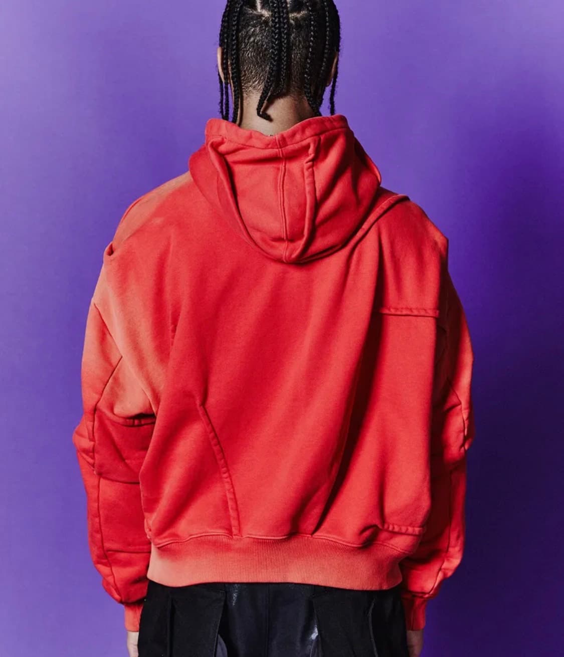 [앤더슨벨] 마드로 그라디언트 후디 (TANGERINE) 상품이미지6