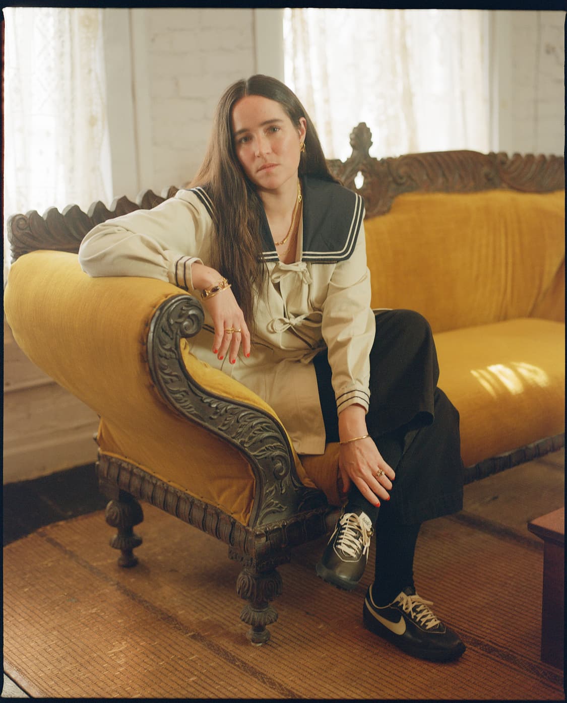 Bode 보디 세일러 코트 아이보리 상품이미지1