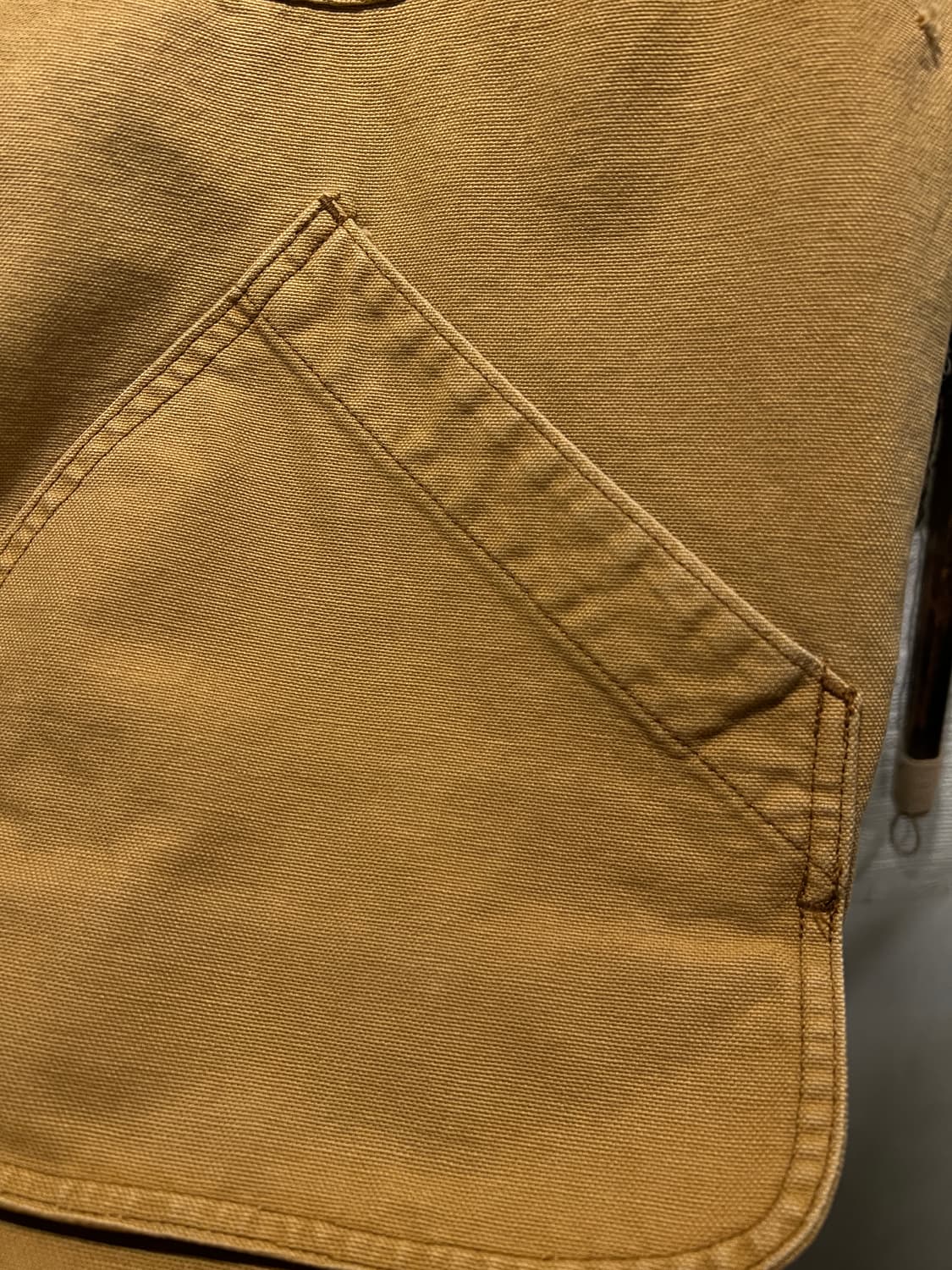 [2XL]90's 엘엘빈 USA 체크 라이닝 브라운 캔버스 헌팅 자켓 상품이미지4