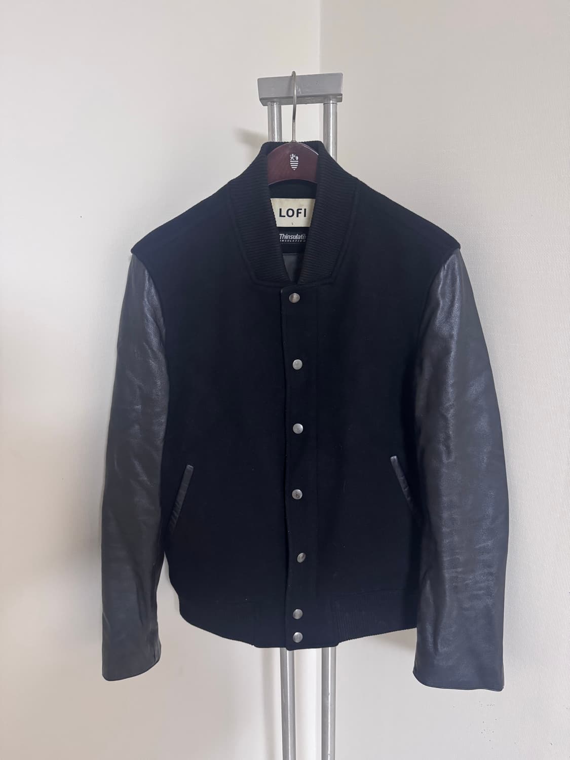 로파이 울/양가죽 바시티 자켓 L 상품이미지1