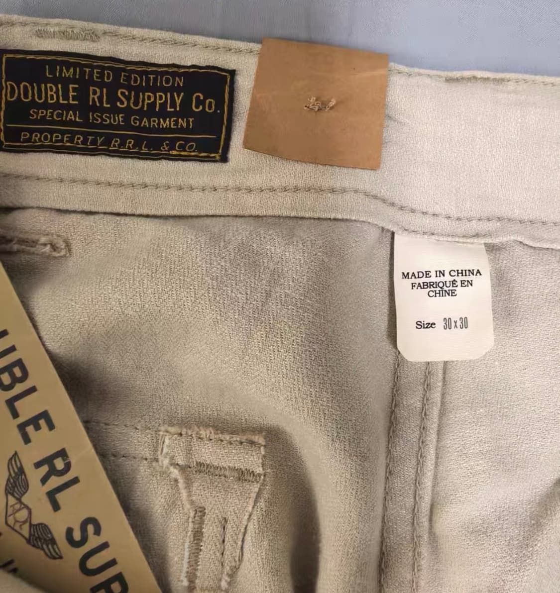 rrl 리미티드 에크루 린넨 필드팬츠 30/30 새상품 상품이미지4