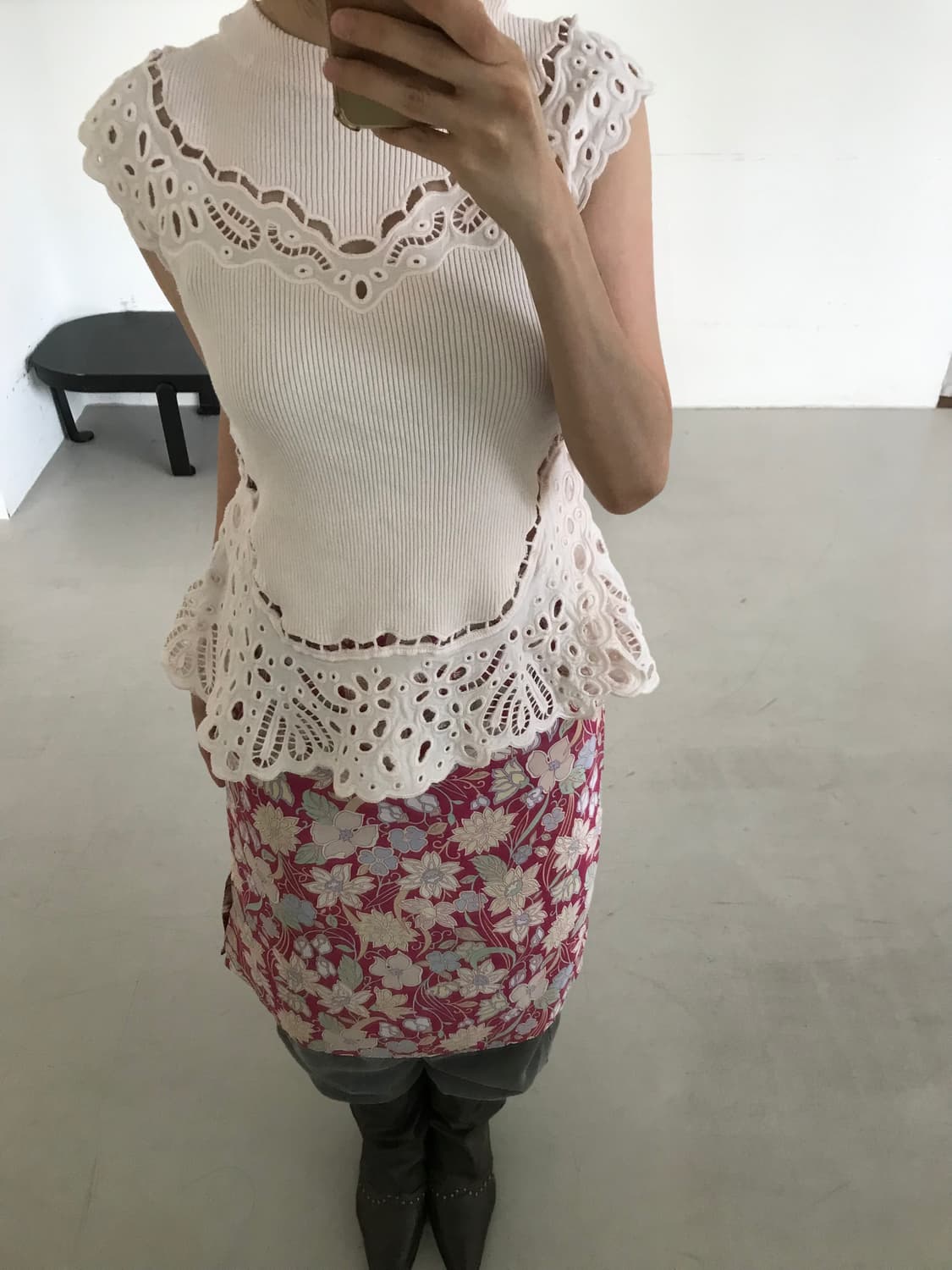 vintage eyelet sleeveless 상품이미지6