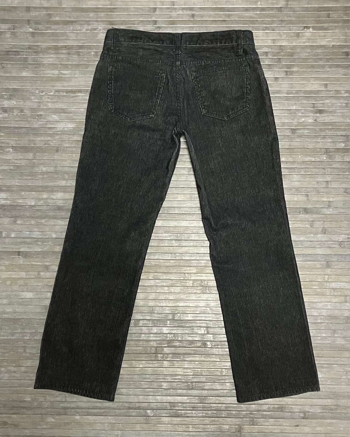 Straight fit corduroy black pants 상품이미지2