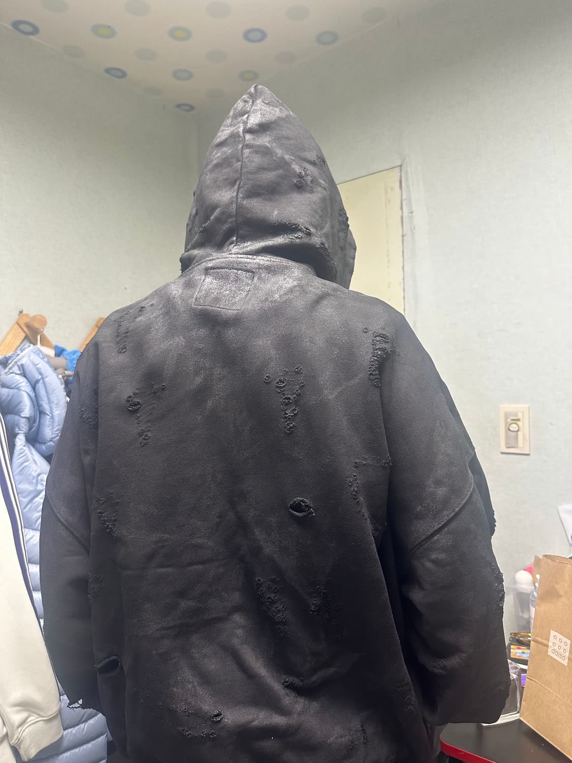 언더마이카 왁스코팅 후드집업 상품이미지2