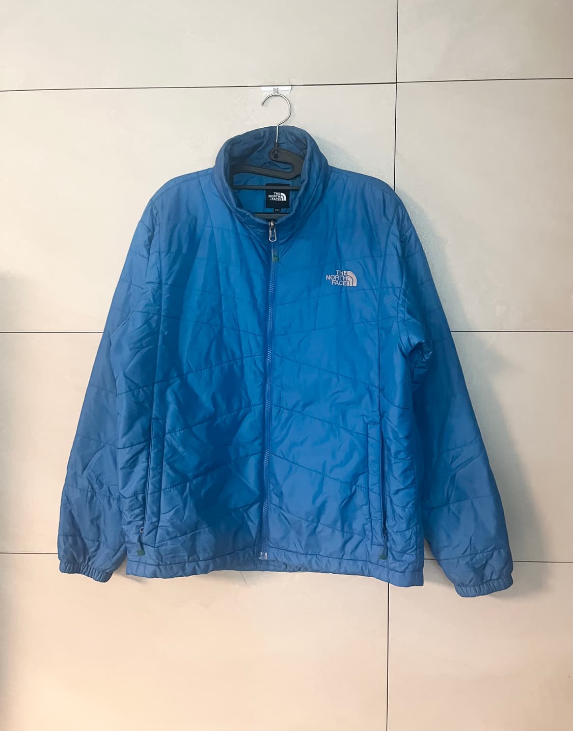 노스페이스 블루 경량 패딩 자켓 (100) 상품이미지3