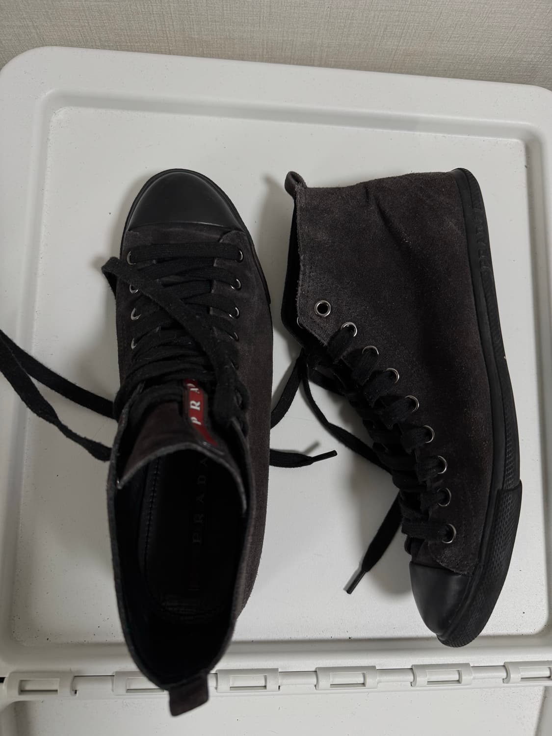 프라다 스웨이드 하이탑 상품이미지9