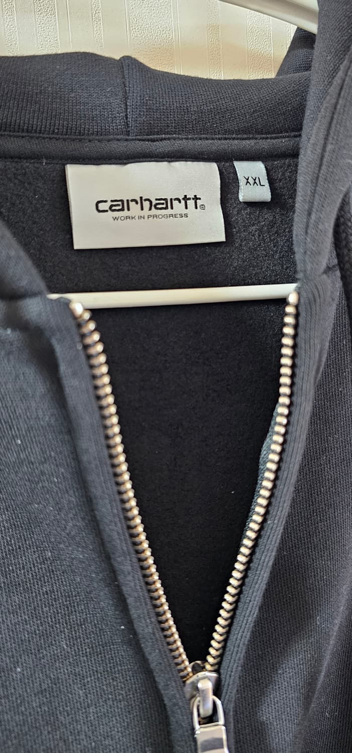 칼하트 윕 후디드 메디슨 자켓 블랙/왁스 상품이미지5