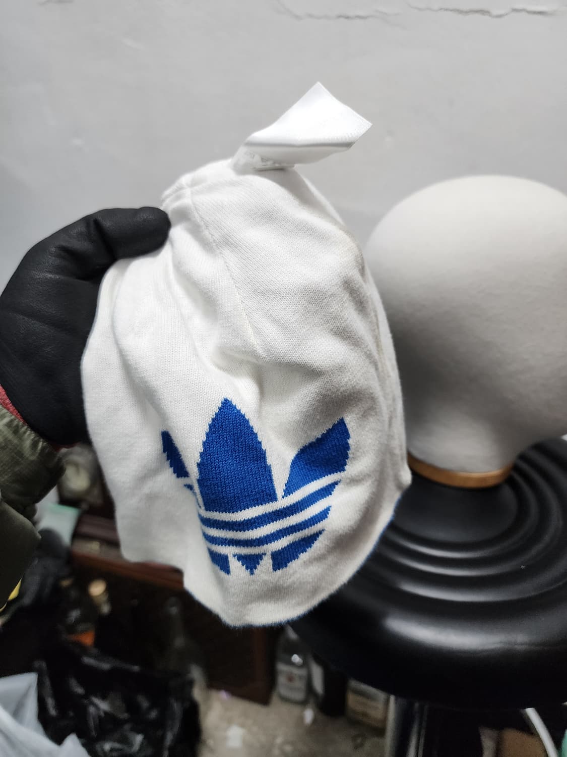 아디다스 블루 비니 모자 상품이미지4