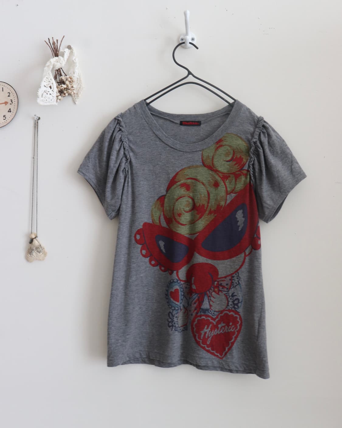 [Hysteric Mini] Grey Puff T-Shirt 상품이미지8