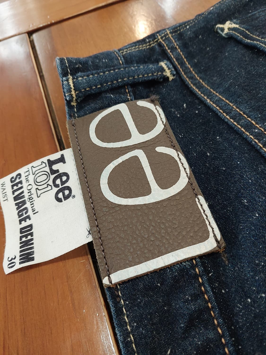 LEE 101 셀비지 데님팬츠 30인치 넵원단 상품이미지10