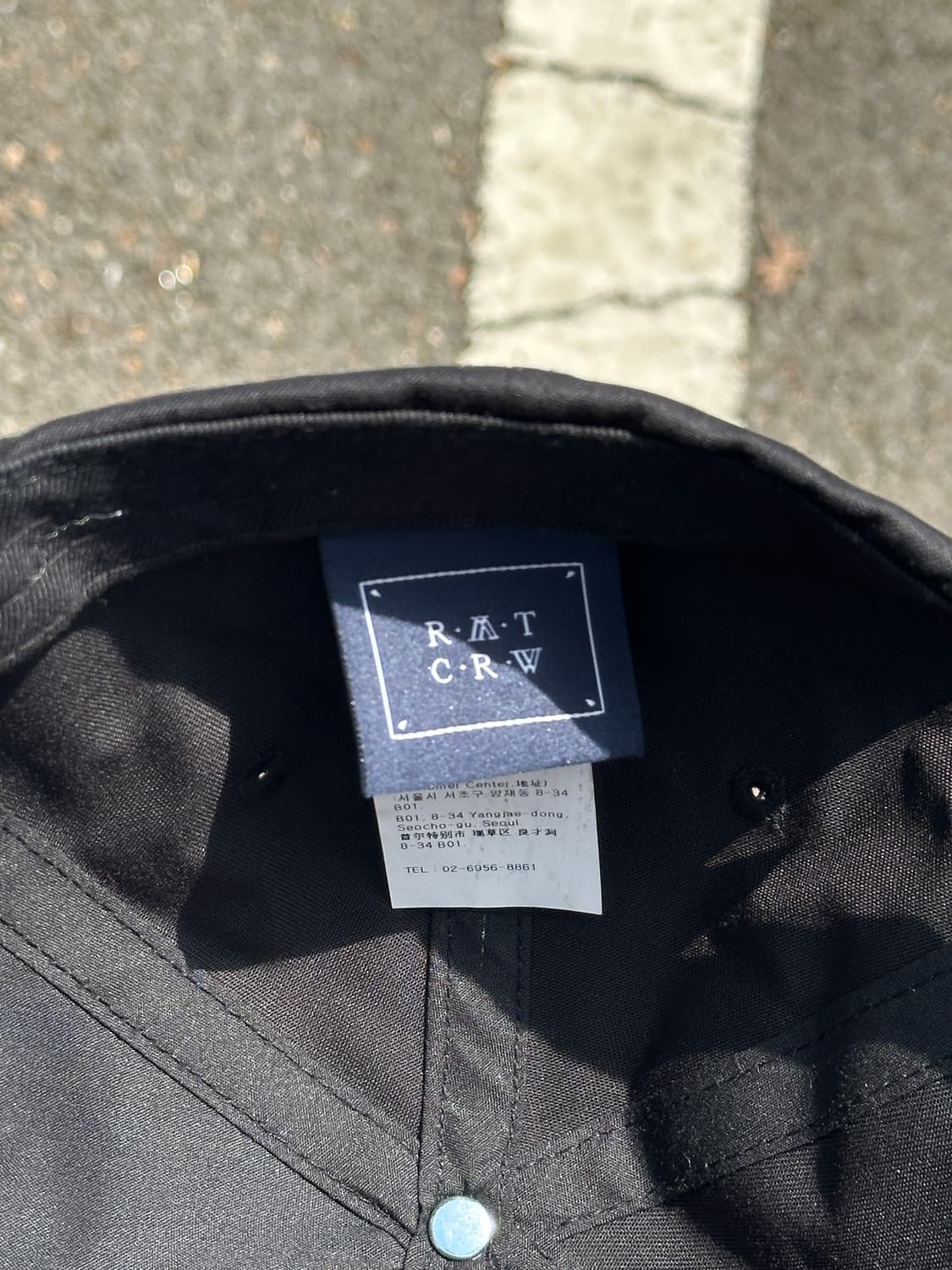 [F] 로맨틱크라운 레터링 블랙 볼캡 모자 상품이미지6