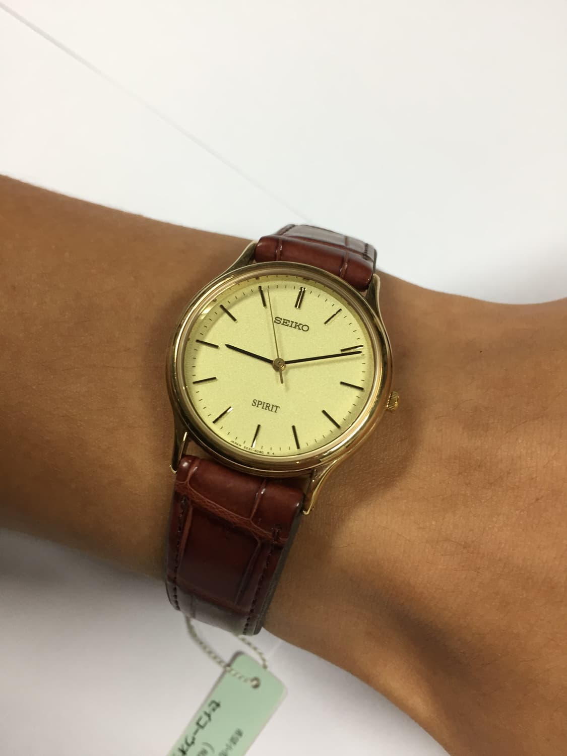 새상품 90s seiko spirit quartz gold 상품이미지6