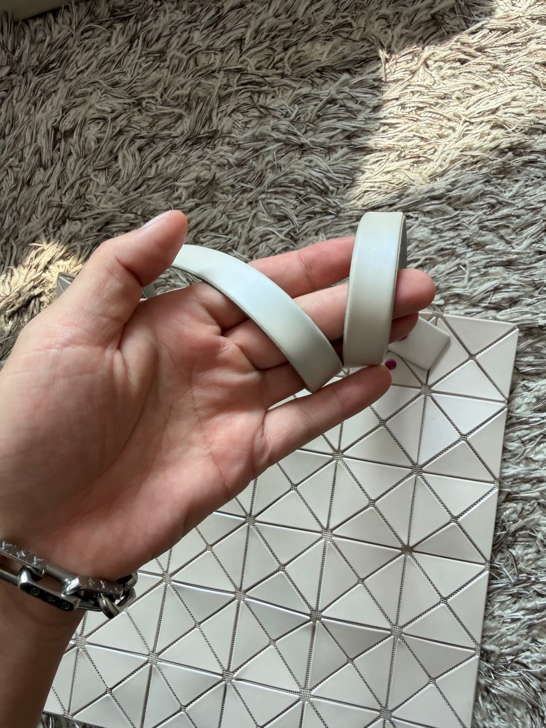 바오바오 루센트 원톤 민트 토트백 상품이미지5