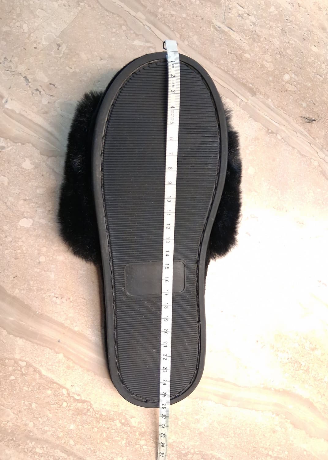 블랙 퍼 거실 슬리퍼 3000원 (새상품) 상품이미지5