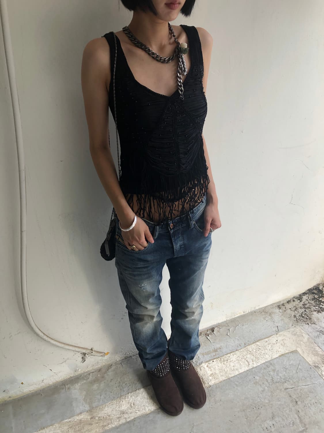 diesel washed denim pants  상품이미지4