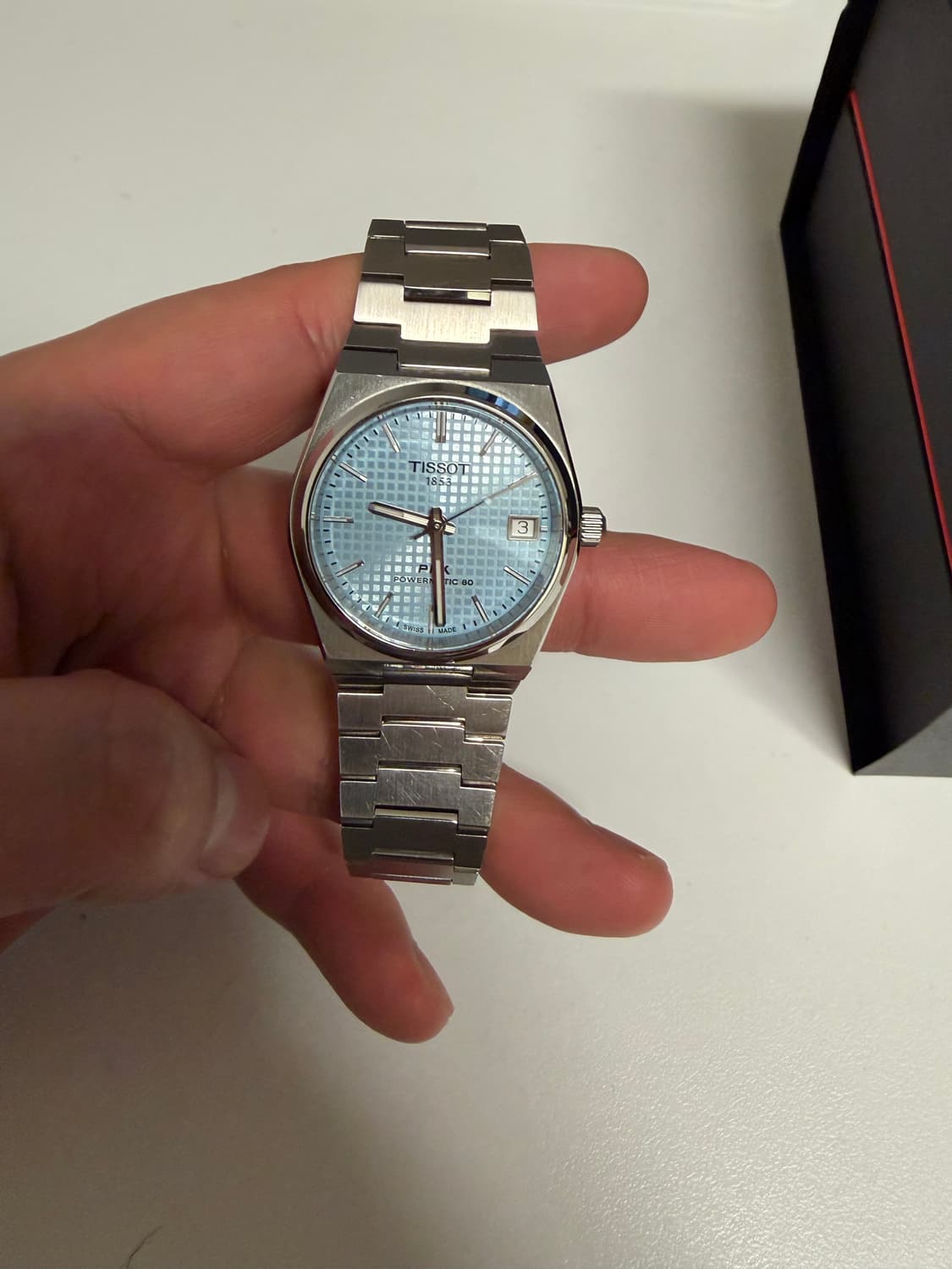 티쏘 prx35 파워매틱80 아이스블루 상품이미지3