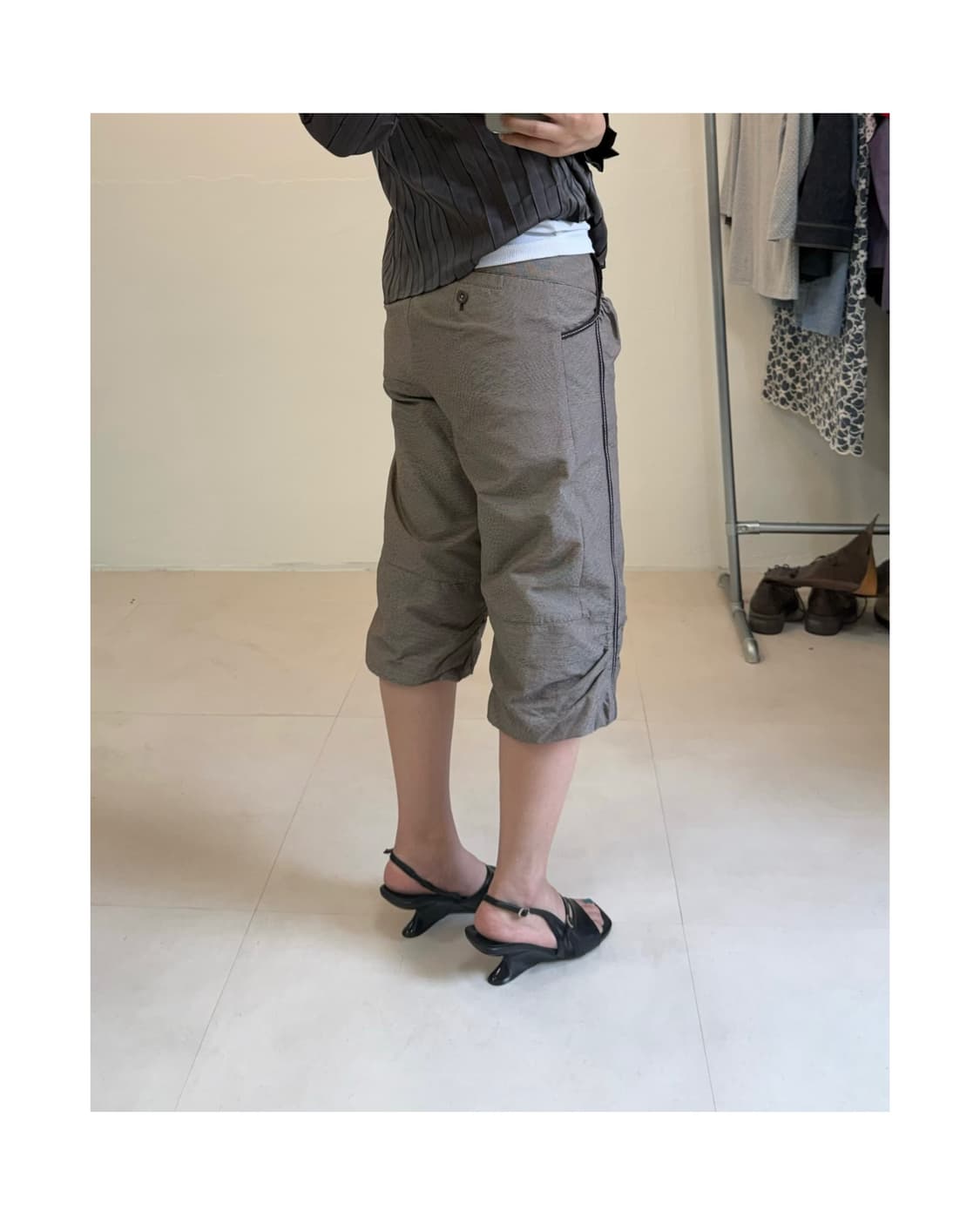 Hiroko koshino 7부 팬츠 상품이미지1