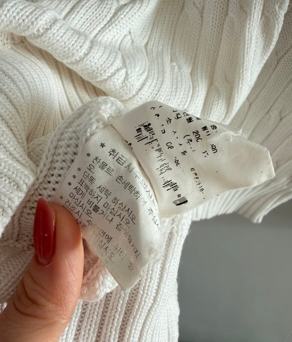 폴로 랄프로렌 코튼 쿨화이트 코트 상품이미지3