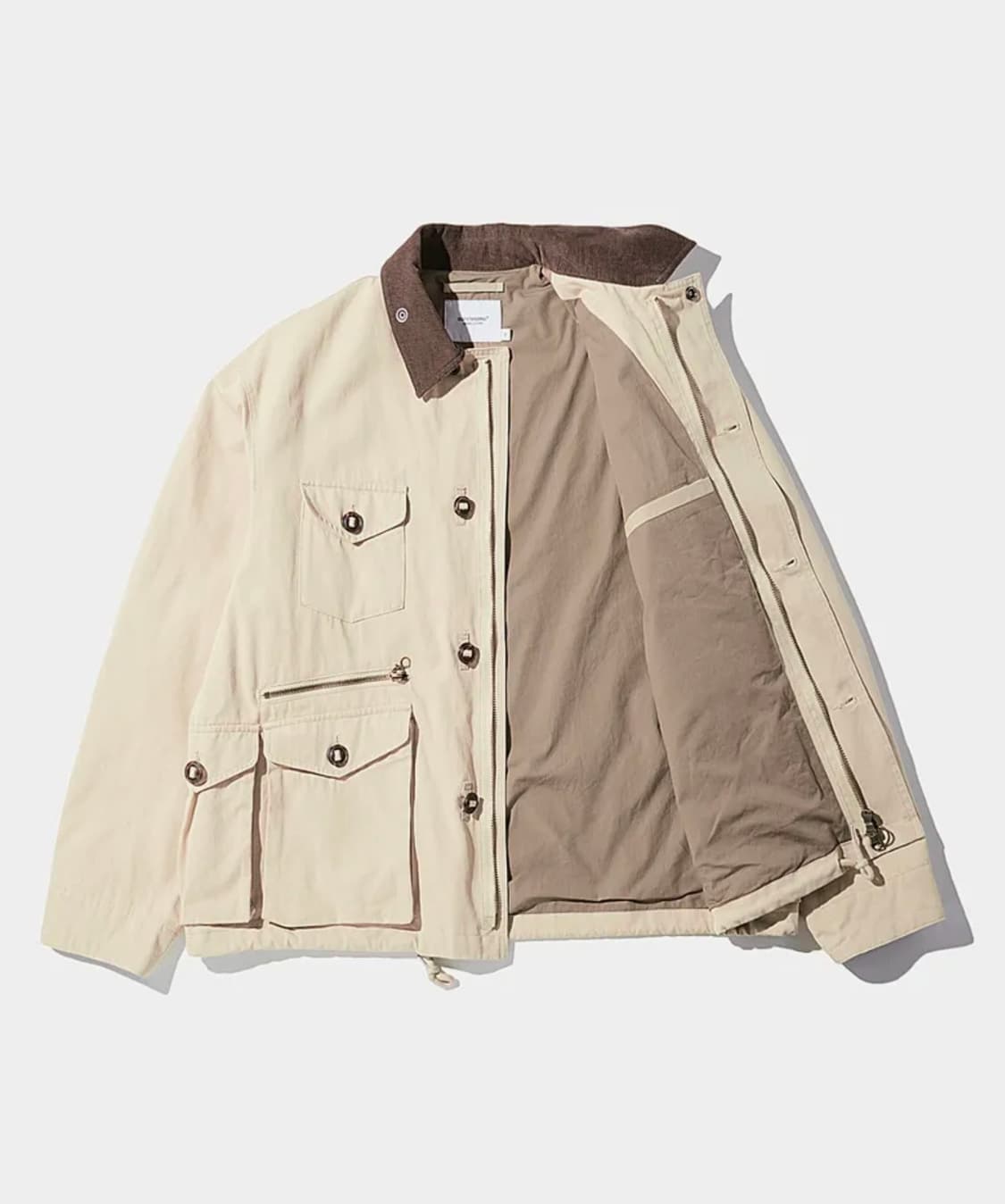 아웃스탠딩 VINTAGE CANVAS FISHING JACKET_BEIG 상품이미지3