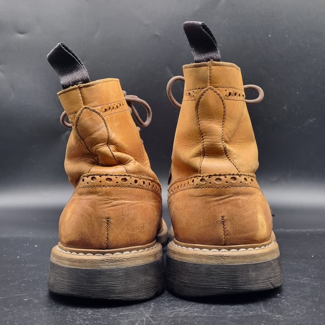 장까를로모렐리 남성윙팁부츠 실사이즈275 상품이미지4