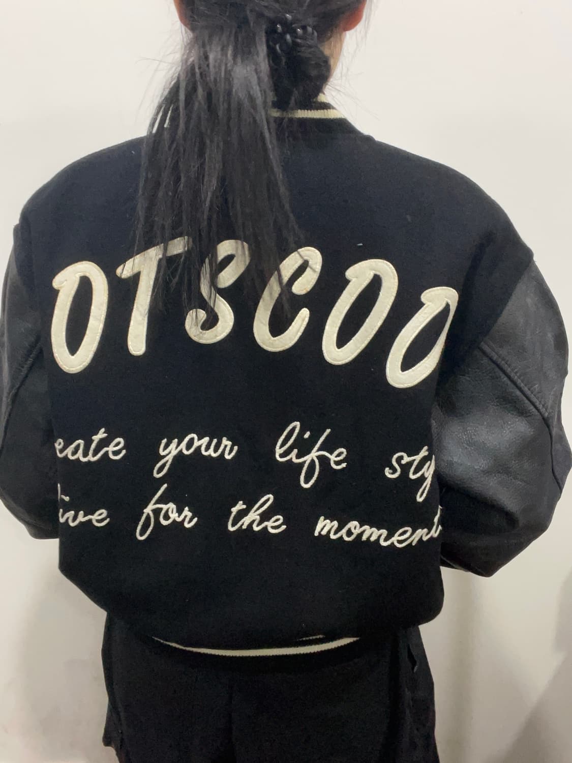 (빈티지)90‘s Hot Scoop 핫스쿱 울 바시티자켓 상품이미지1