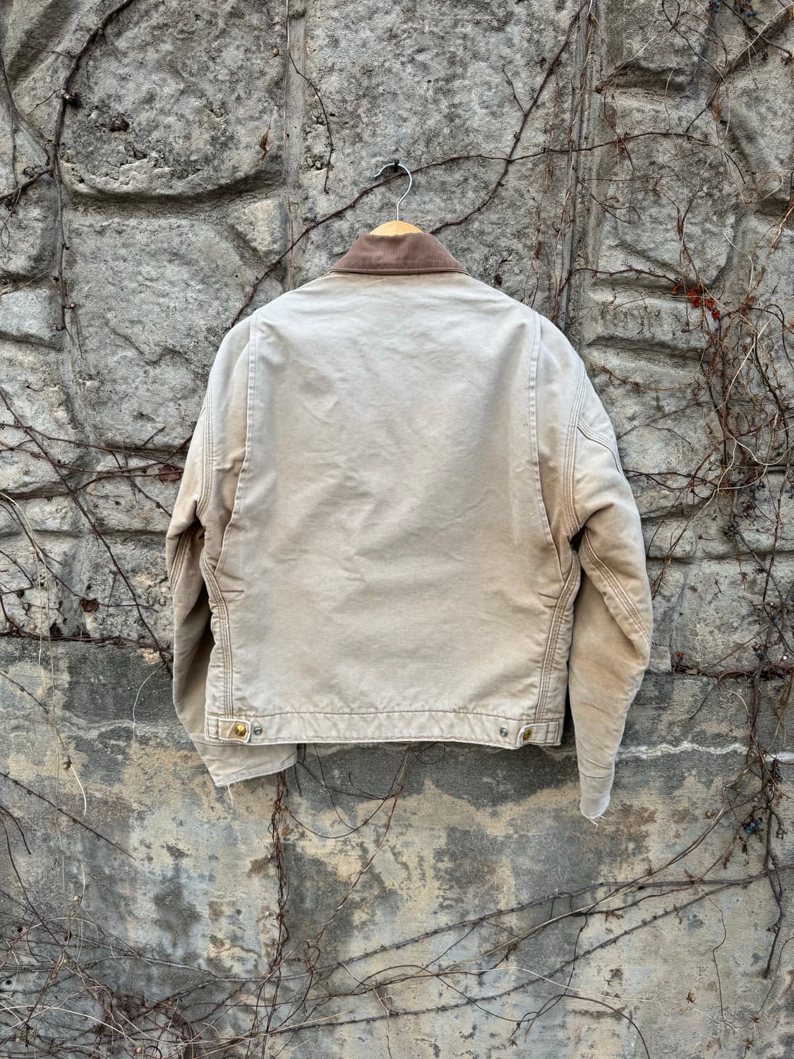 90s 칼하트 빈티지 j01 브라운 하드페이딩 디트로이트 워크 자켓 상품이미지2