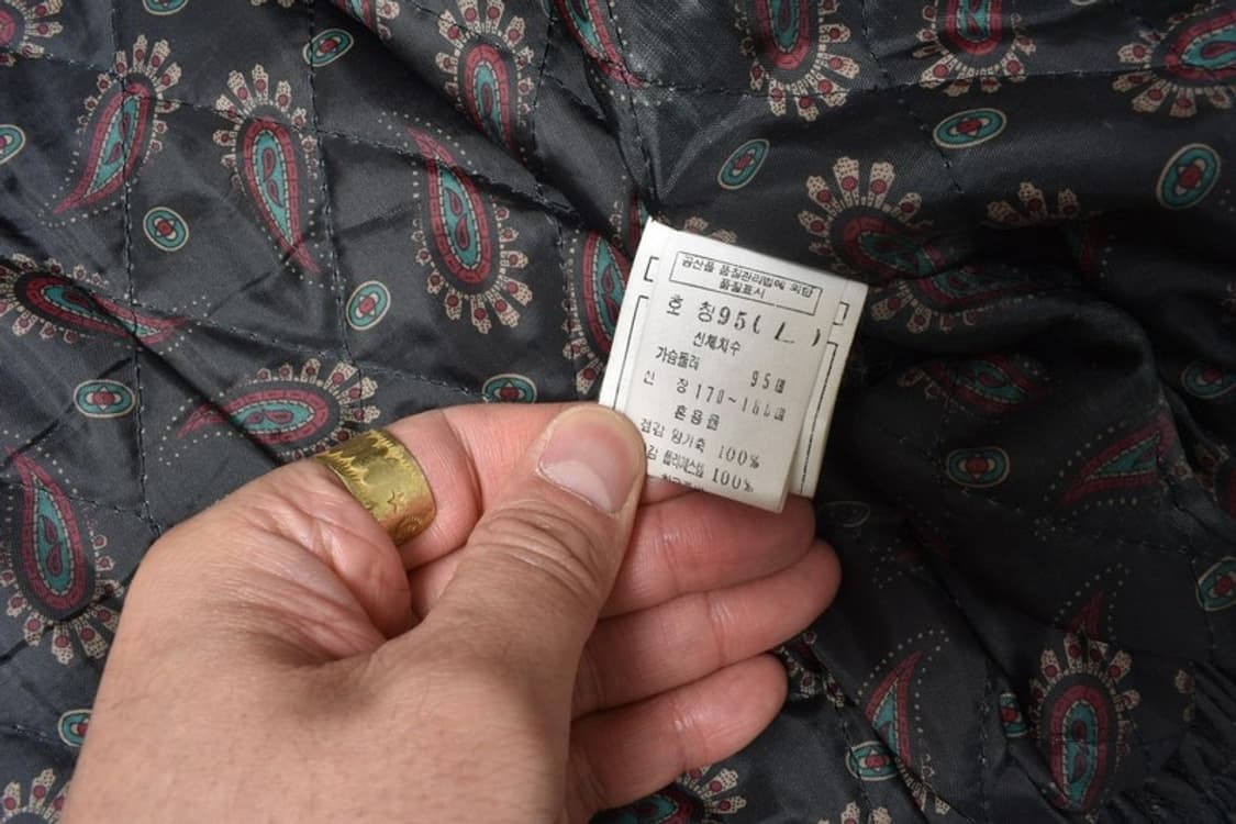 90S 양가죽 블루종 자켓 항공점퍼 95 상품이미지5