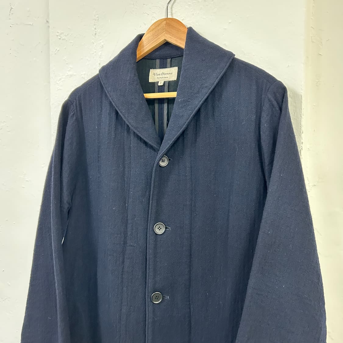 블라스 블럼 네이비 싱글 코트  상품이미지4