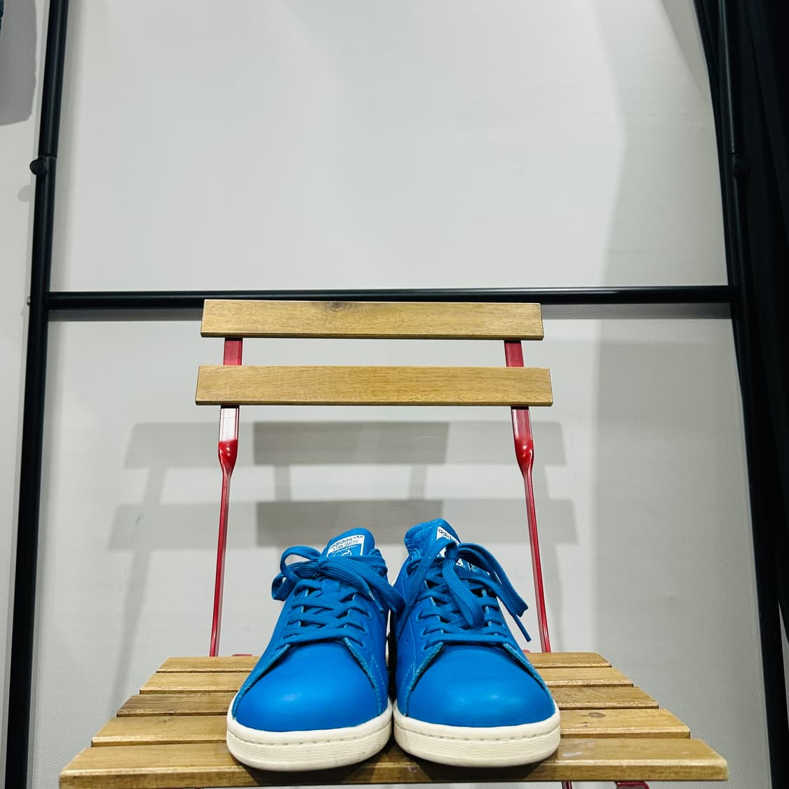 285) 아디다스 운동화 남성 남자 신블 스탠스미스 블루 상품이미지2