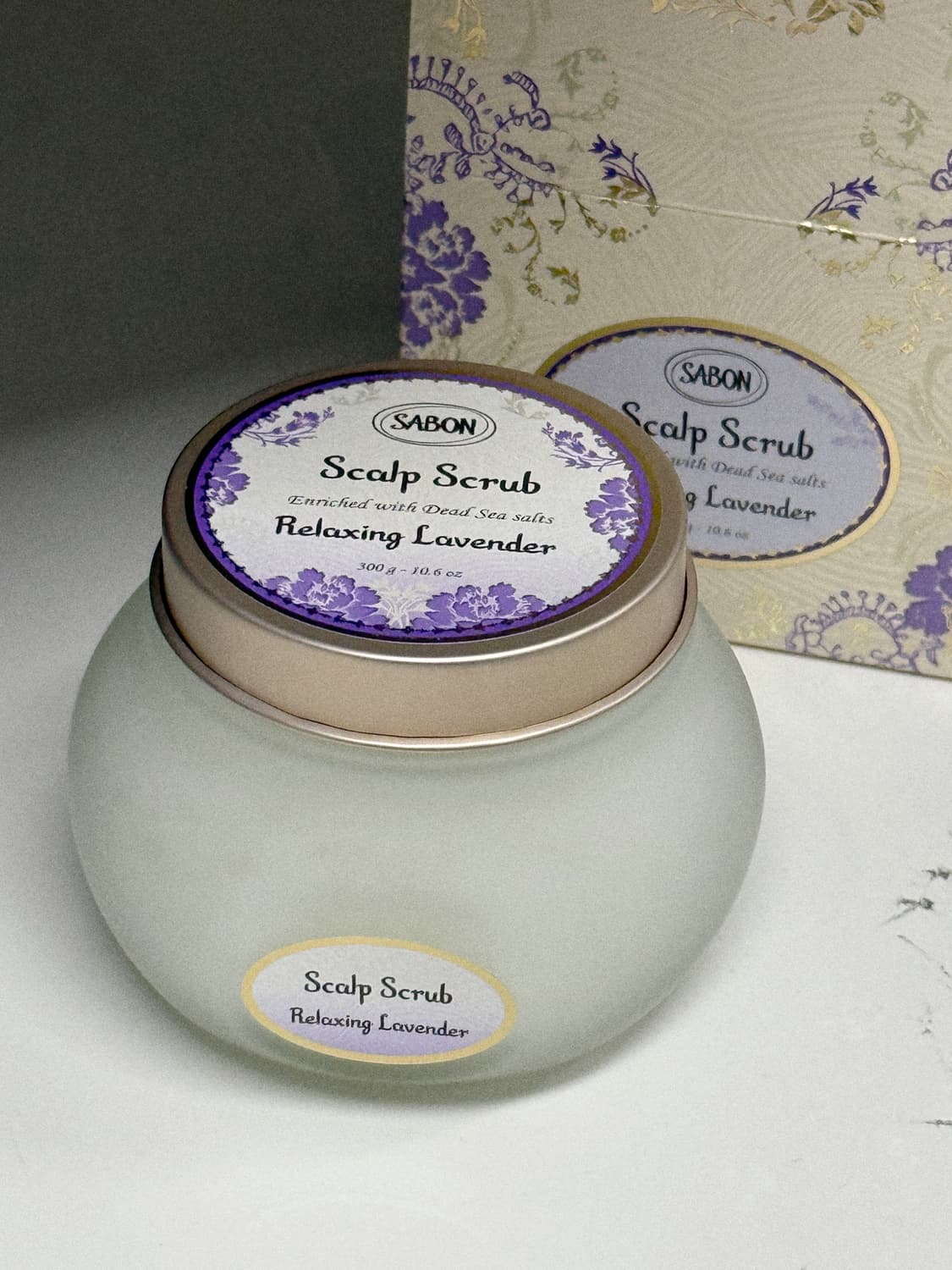 미개봉 / Sabon 사봉 스칼프 스크럽 릴랙싱라벤더 300g, 90g  상품이미지2