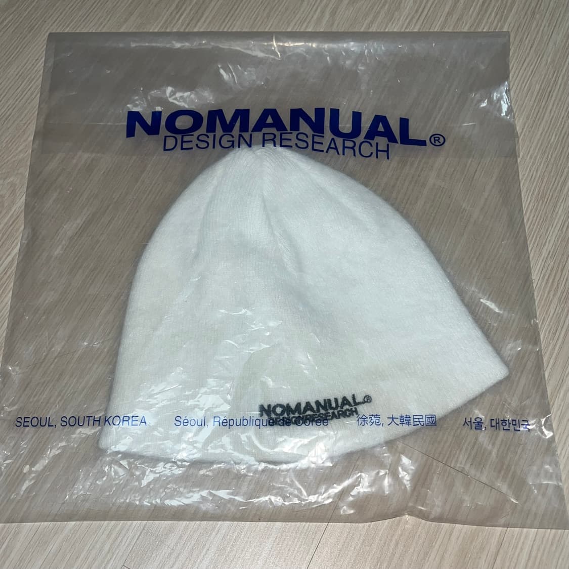 노메뉴얼 노매뉴얼 비니 크림색 NM HAIRY BEANIE - CREAM 상품이미지2