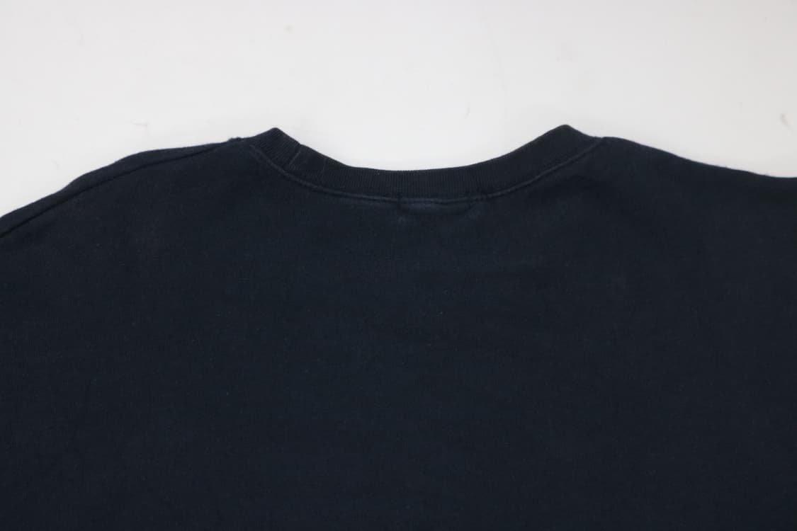 백넘버 빈티지 리퍼비시 레터링 네이비 맨투맨 (M) 상품이미지7