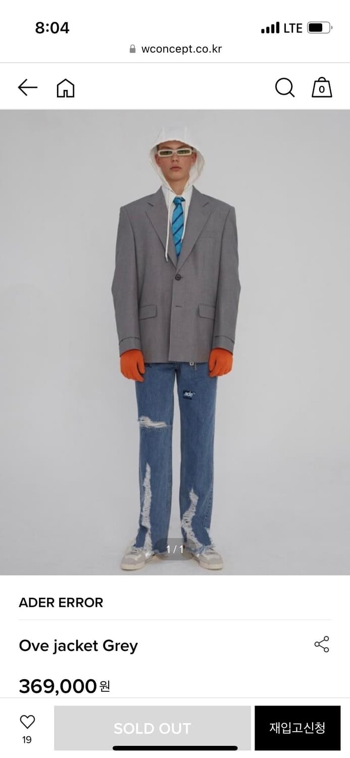 아더에러 19fw 블레이저 a2사이즈 상품이미지4