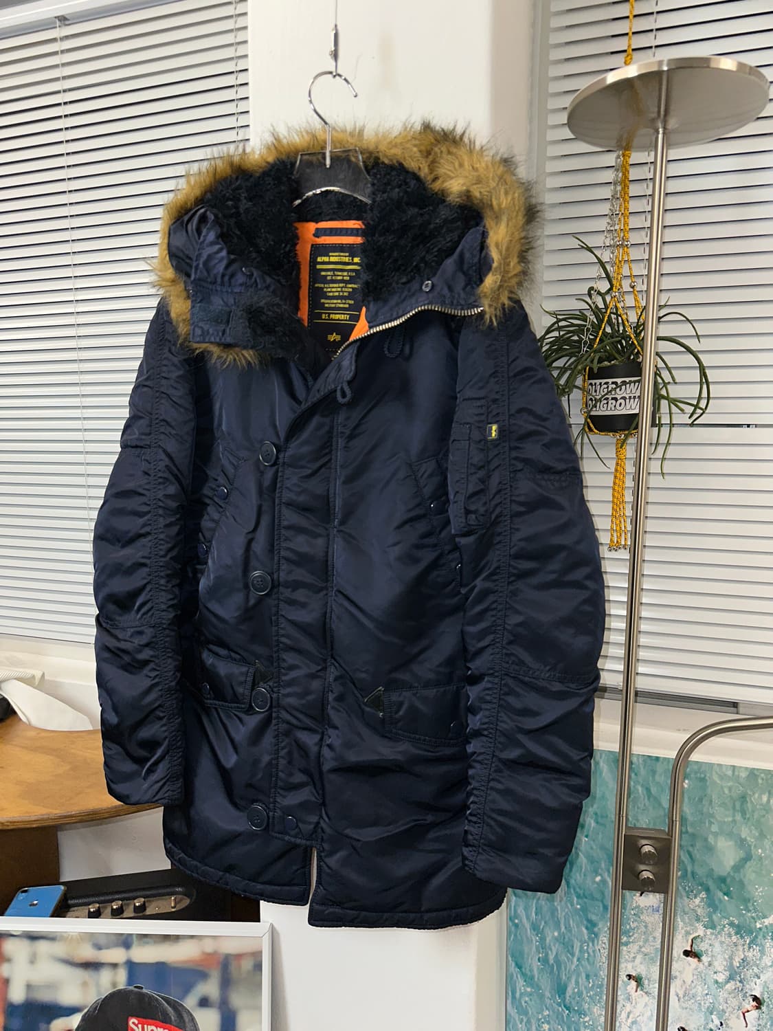 알파 n3b 네이비 패딩 상품이미지1