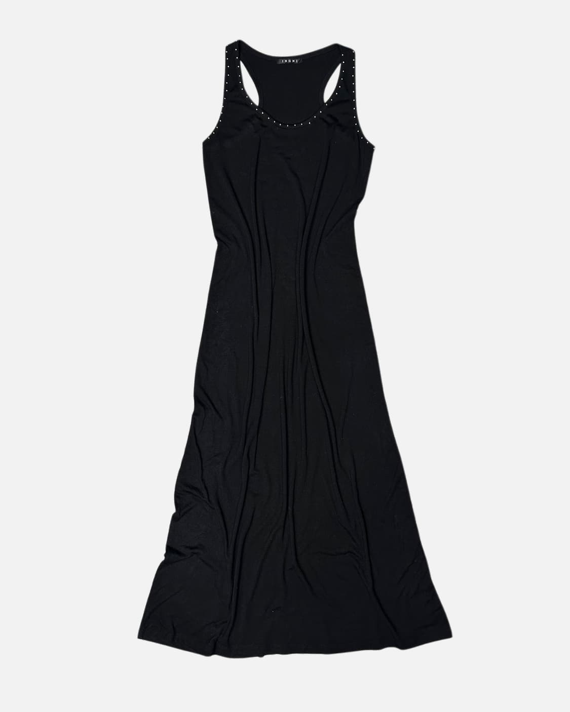 stud cubic sleeveless long dress 상품이미지2