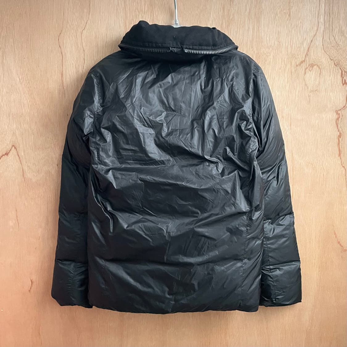 립반윙클 숄칼라 패딩 자켓 상품이미지4