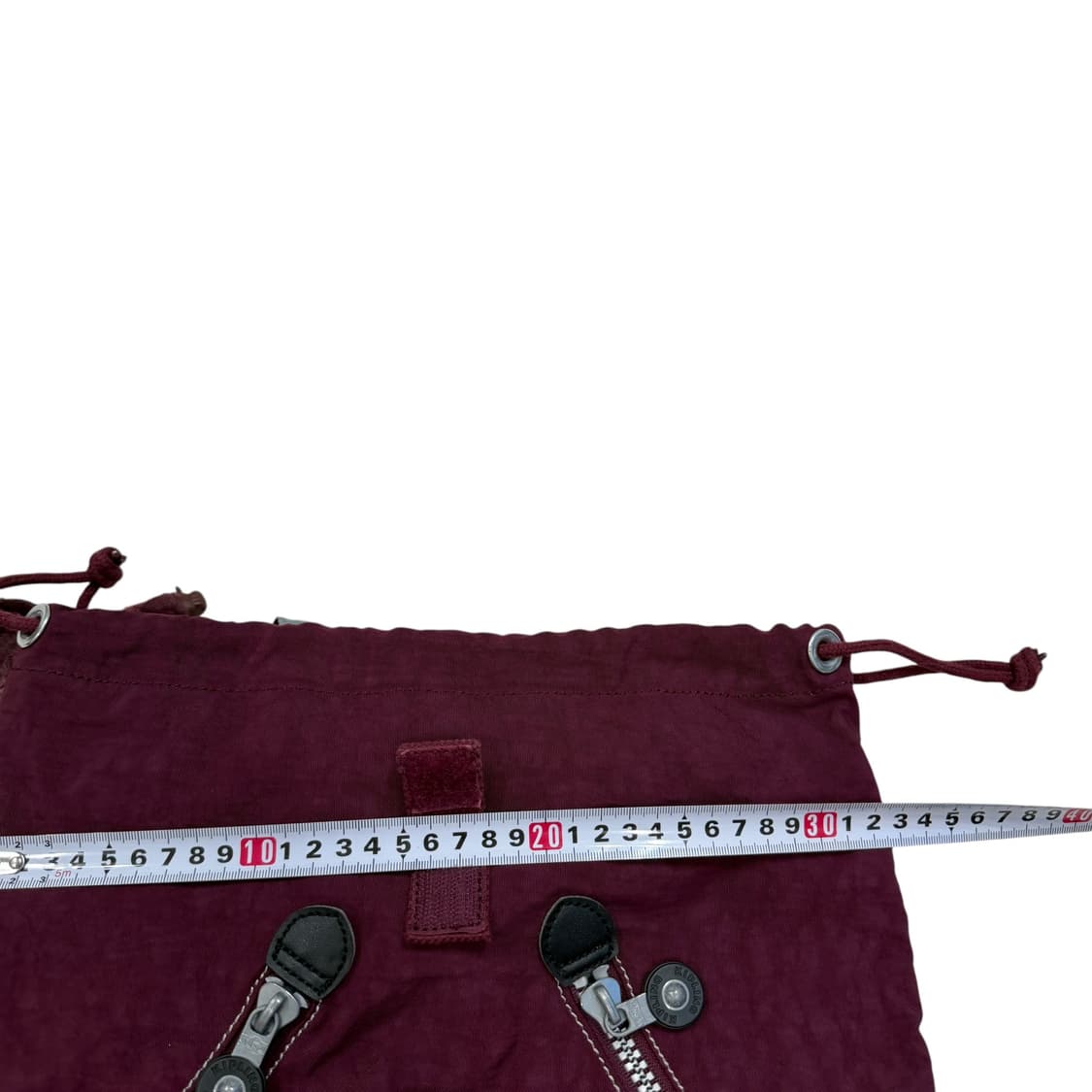 키플링 빈티지 모리걸 Y2K 포켓 복조리 미니백팩 버건디 마룬 레드 상품이미지5