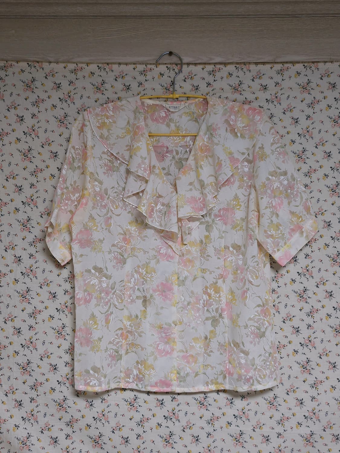 vintage flower blouse 상품이미지1