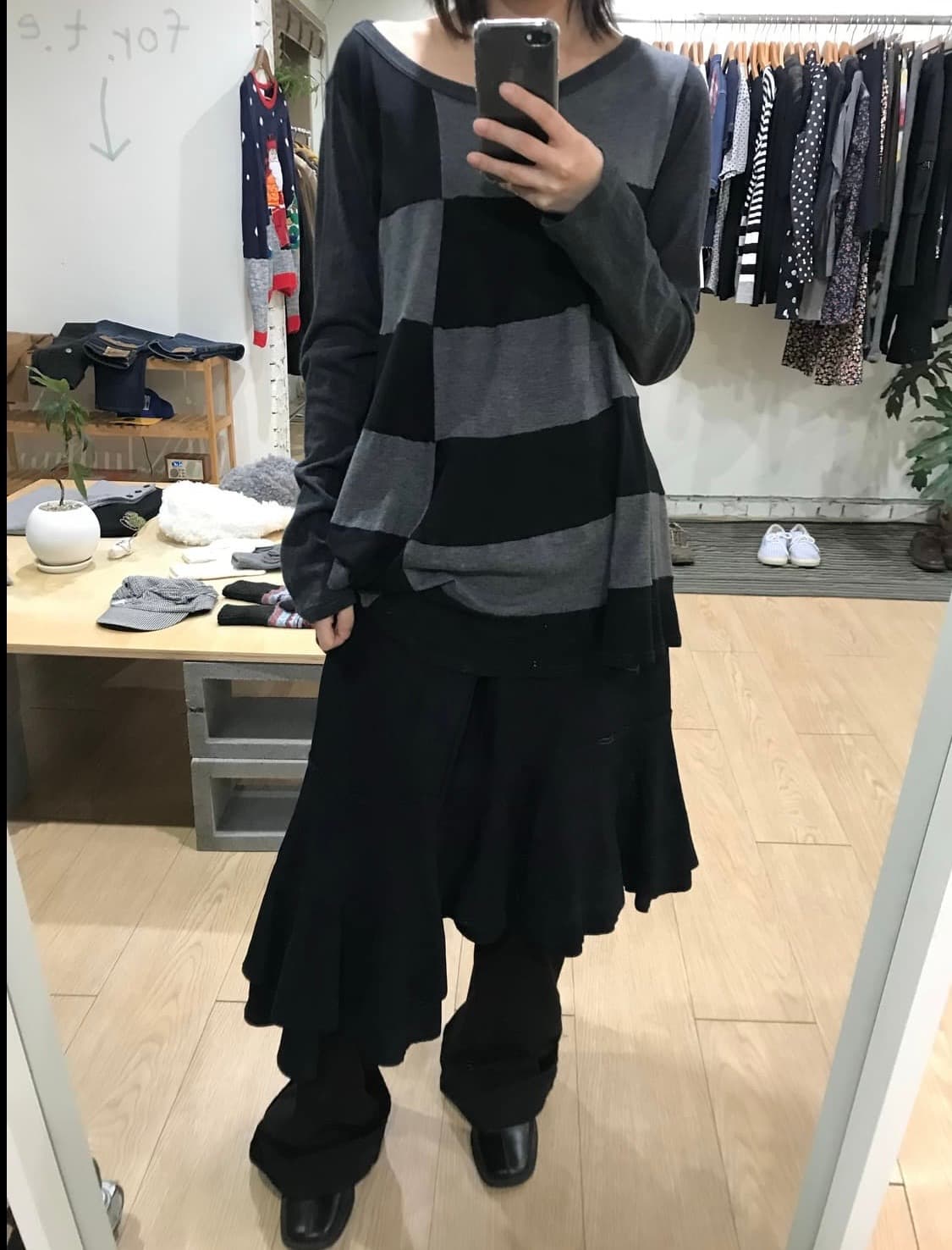 Comme des garcons frill midi skirt 상품이미지2