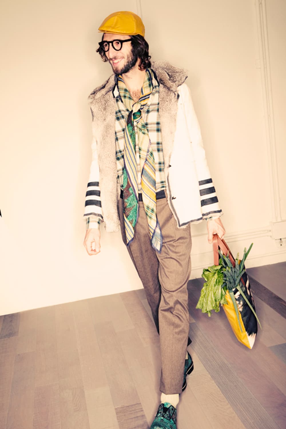 안드레아 폼필리오 스웨이드 가죽 시어링 무스탕 상품이미지10