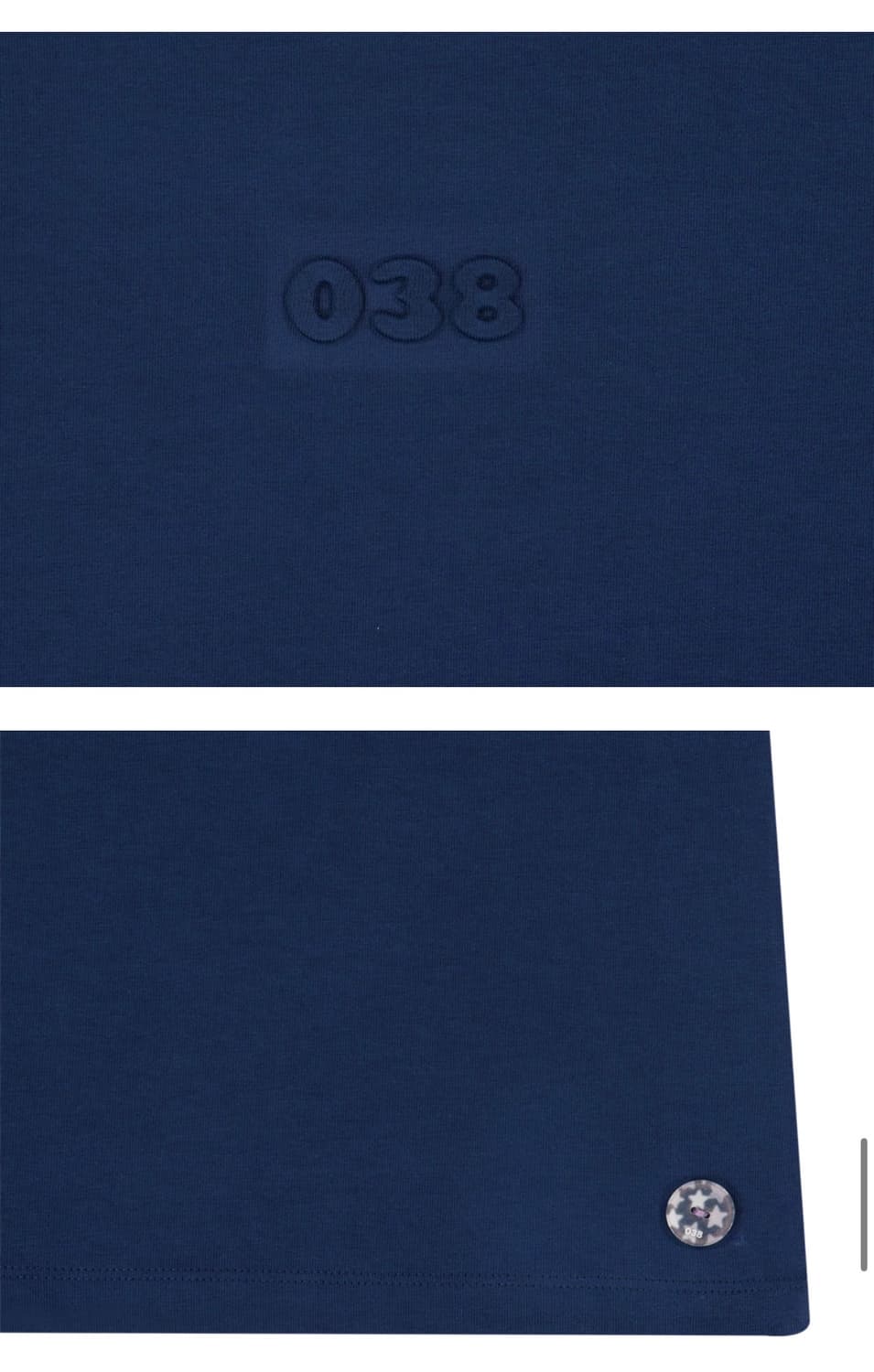 coyseio 038 basic T-shirt navy OS 상품이미지2